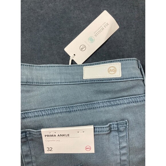 AG Adriano Goldschmied Pants Women Size 32 Regular Prima Ankle Cigarette Leg NWT - Picture 3 of 13